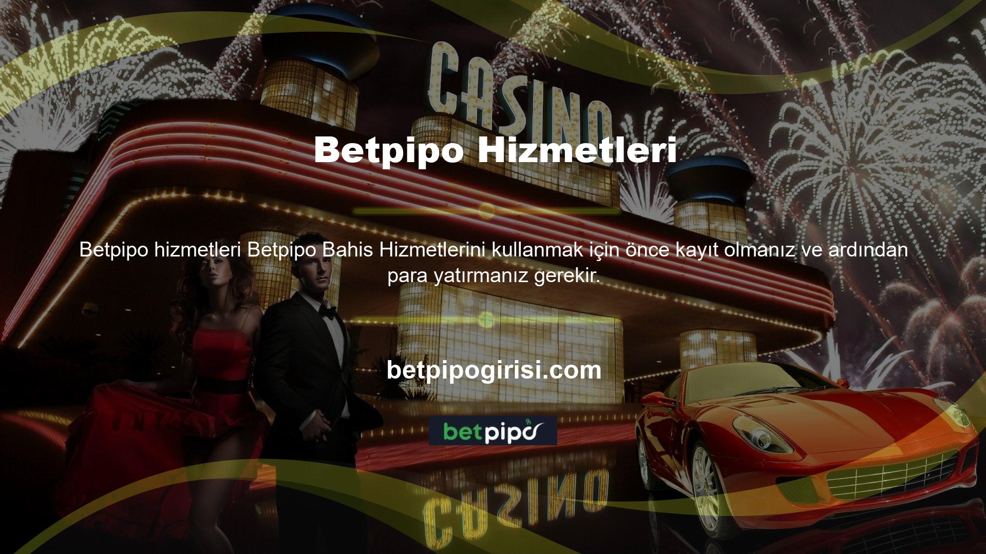 Bu yatırım sözleşmelerinde Betpipo canlı casinoya giriş sorunlarının varlığı gibi konular güvenilir kişiler tarafından ele alınmaktadır